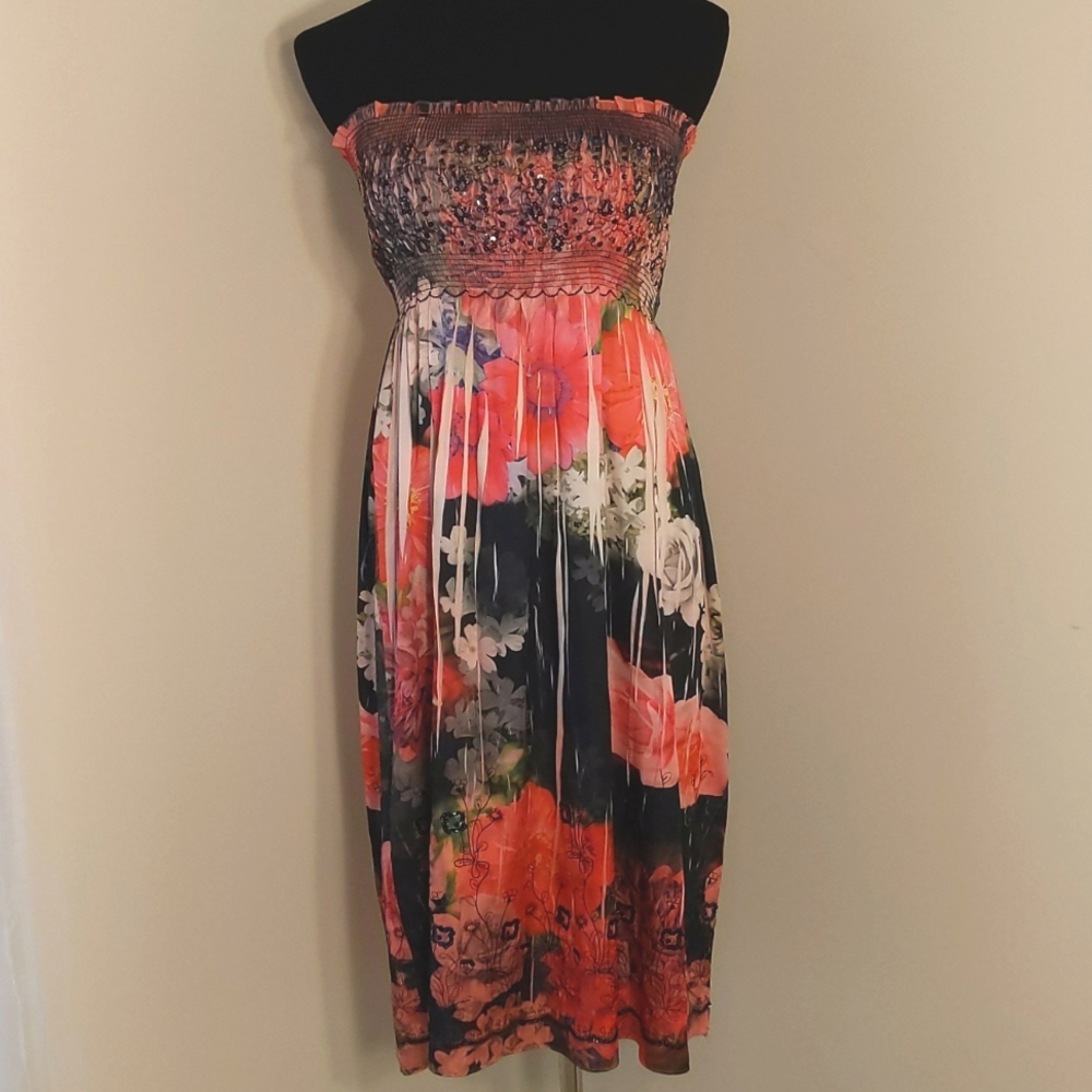 Lapis Convertible Dress, One Size, Excellent Used Condition